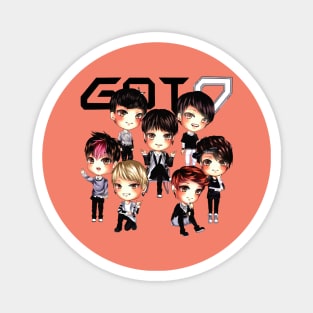 got7 full personel classic mode Magnet